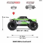 1/18 GRANITE GROM 4X4 RTR Brushed Monster Truck (Battery & Charger Included), Blue - Image 39