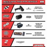1/16 MOJAVE GROM 4X4 RTR Brushed Desert Truck (Battery & Charger Included), Red/Black - Image 60