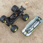 1/16 GORGON GROM 4X4 RTR Brushed Monster Truck (Battery & Charger Included), Yellow - Image 11