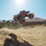 1/16 QUAKE GROM 4X4 RTR Brushed Monster Truck (Battery & Charger Included), Red