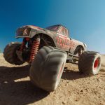 1/16 QUAKE GROM 4X4 RTR Brushed Monster Truck (Battery & Charger Included), Red - Image 7