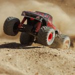 1/16 QUAKE GROM 4X4 RTR Brushed Monster Truck (Battery & Charger Included), Red - Image 4