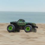 1/16 QUAKE GROM 4X4 RTR Brushed Monster Truck (Battery & Charger Included), Red - Image 29
