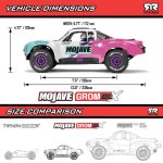 1/16 MOJAVE GROM 223S DSC 4X4 RTR Brushless Desert Truck, Teal (Battery & Charger Included) - Image 17