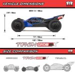 1/14 TYPHON GROM 223S DSC 4X4 RTR Brushless Buggy, Blue (Battery & Charger Included) - Image 32