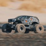 1/10 GORGON 2WD RTA Kit Brushed Monster Truck (Battery & Charger Included), Gun Metal - Image 4