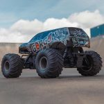 1/10 GORGON 2WD RTA Kit Brushed Monster Truck (Battery & Charger Included), Gun Metal - Image 9