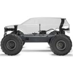 1/10 GORGON 2WD RTA Kit Brushed Monster Truck (Battery & Charger Included), Clear - Image 6