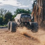 1/10 GORGON 2WD RTA Kit Brushed Monster Truck (Battery & Charger Included), Clear - Image 4