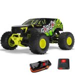 1/10 GORGON 2WD RTR Brushed Monster Truck (Battery & Charger Included), Yellow - Image 2