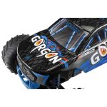 1/10 GORGON 2WD RTR Brushed Monster Truck, Blue - Image 11