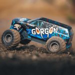 1/10 GORGON 2WD RTR Brushed Monster Truck, Blue - Image 5