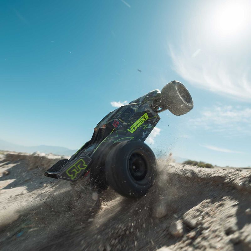 ARA3505T1_A31_SE090FSC.jpg 1/10 VORTEKS 223S DSC 2WD RTR Brushless Stadium Truck, Yellow - Image 1