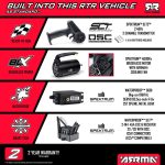 1/10 VORTEKS 223S DSC 2WD RTR Brushless Stadium Truck, Yellow - Image 60