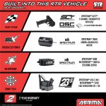 1/10 FURY 223S DSC 2WD RTR Brushless Short Course Truck, Blue - Image 59