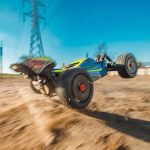 1/8 TYPHON MEGA 665 4X4 RTR Brushed Buggy, Blue - Image 4