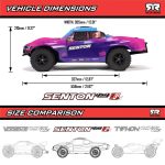 1/10 SENTON 223S DSC 4X4 RTR Brushless Short Course Truck, Yellow - Image 47
