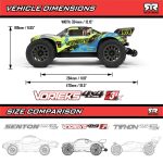 1/10 VORTEKS 223S DSC 4X4 RTR Brushless Stadium Truck, Red - Image 48