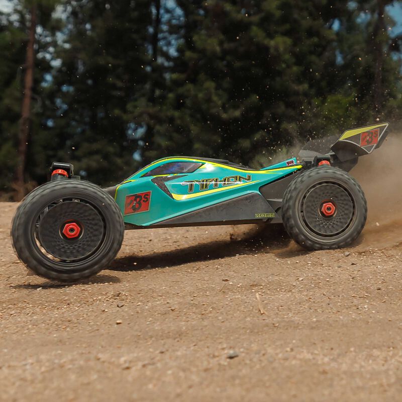 ARA4306V4T1_A11_FGQ8H94Z.jpg 1/8 TYPHON 223S DSC 4X4 RTR Brushless Buggy, Green - Image 1
