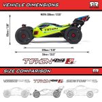1/8 TYPHON 223S DSC 4X4 RTR Brushless Buggy, Green - Image 57