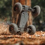 1/10 OUTCAST 4S 4X4 RTR Brushless Stunt Truck, Gun Metal - Image 6