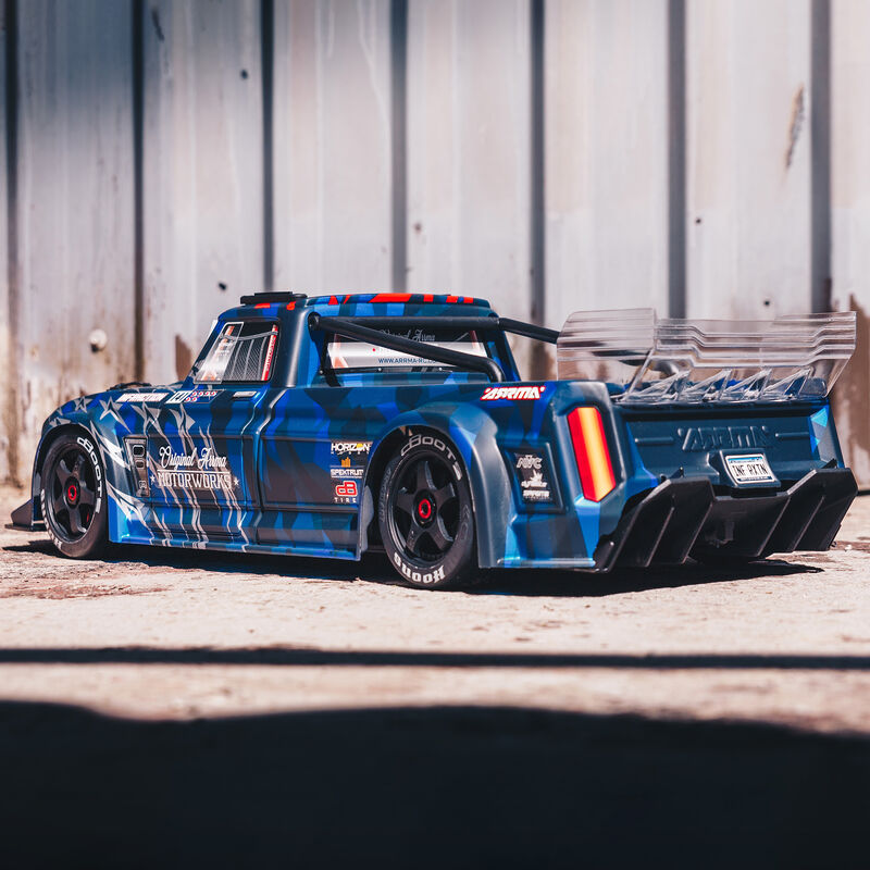 ARA7615V2T1_A22_IWZOIUUG.jpg 1/7 INFRACTION 6S AVC 4X4 RTR Brushless All-Road Street Bash, Blue - Image 1