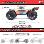 1/8 KRATON 6S 4X4 RTR Brushless Speed Truck, Blue/Orange - Image 20